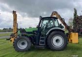 Deutz Agrotron ttv 610 met herder cavalier mbk 418 en herder front giek