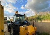 New Holland 8560 met herder MBK120LS maaiarm